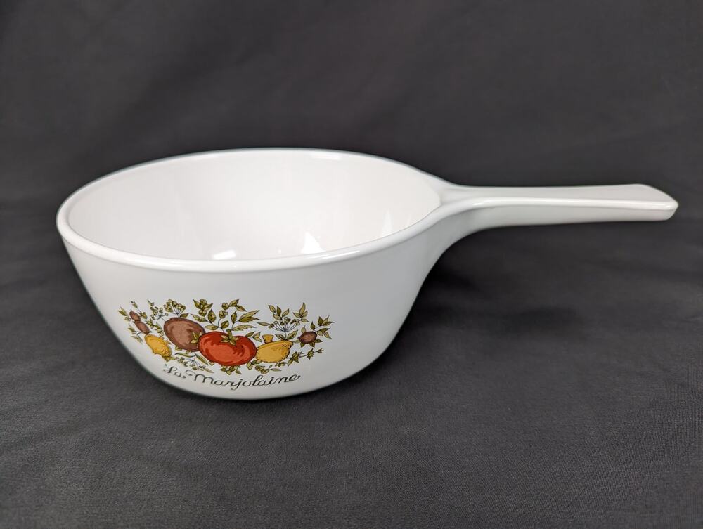 CorningWare 1.5-Pint Sauce Pan La Marjolaine Pattern Model P-82-B No Lid